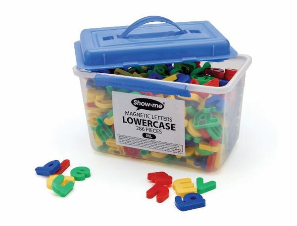 Show-me Magnetic Letters - Lowercase Tub of 286 Pieces