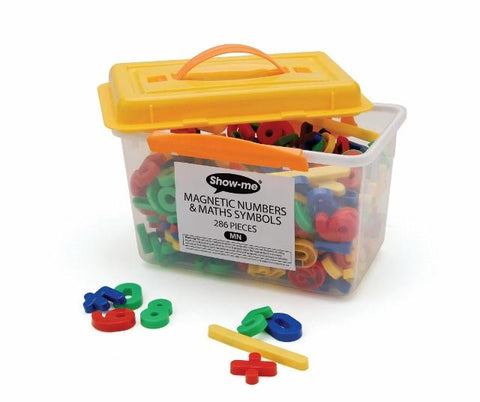 Show-Me Magnetic Numbers & Maths Symbols 35mm Tub 286 Pieces