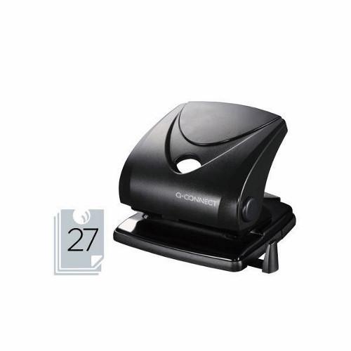 Q-Connect Standard Duty Hole Punch Black