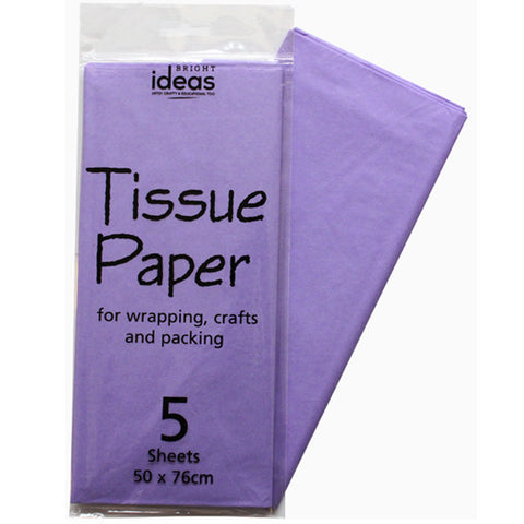 Tissue Paper Pack 5 Sheets - Lilac