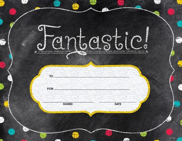 Chalk It Up! - Fantastic! Large Awards - Pack of 50