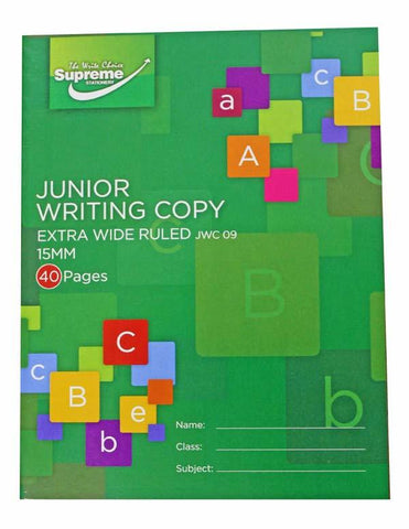 Supreme Junior Writing Copy 15mm JWC09 40 Pages