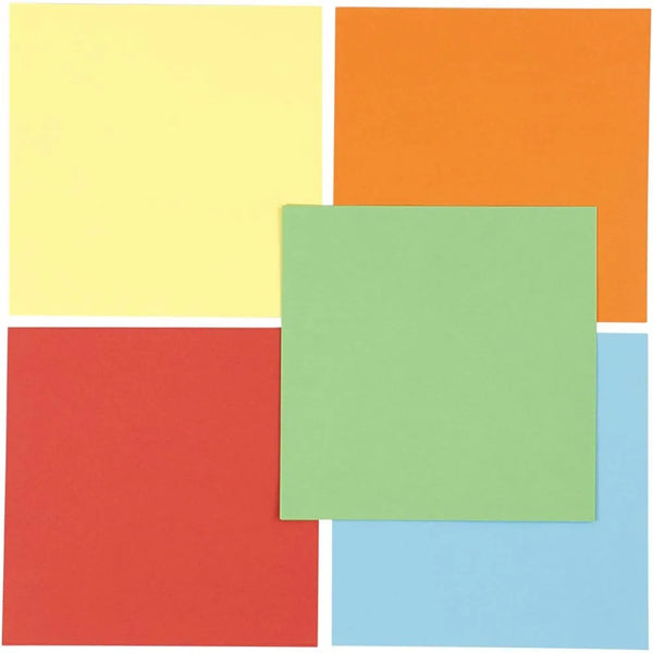 Origami Paper - Assorted Colour 15cm x 15cm Pack 50