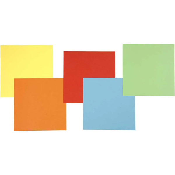 Origami Paper - Assorted Colour 15cm x 15cm Pack 50
