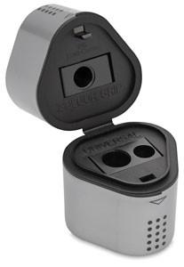 Faber-Castell Grip Trio Sharpener - Grey