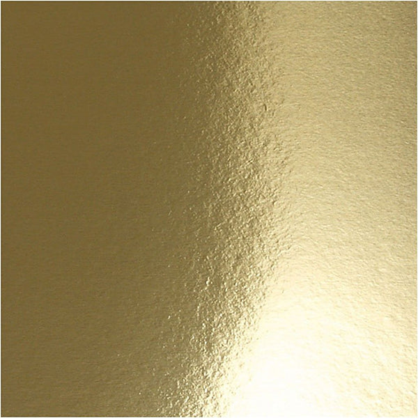 A2 Metallic Foil Gold Heavy Card 420 x 600 mm 280g - 10 sheets