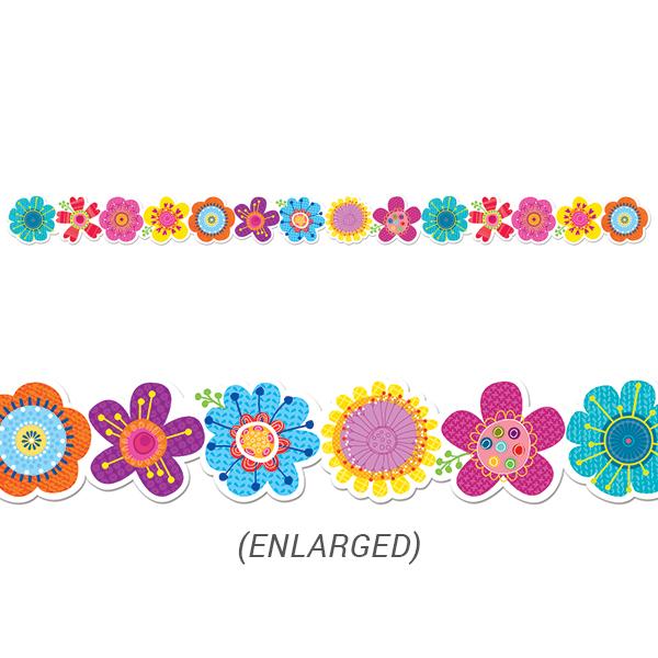 Springtime Blooms Border