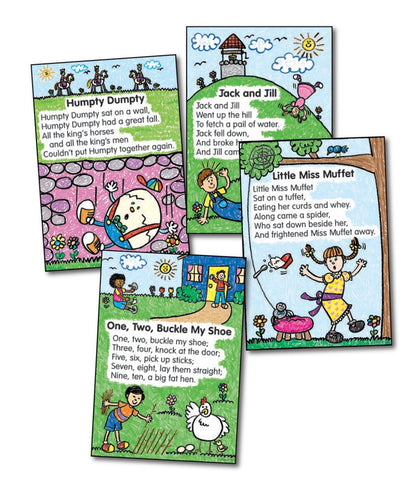 Nursery Rhymes: Kid-Drawn Bulletin Board Set