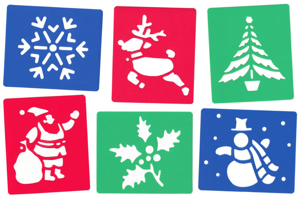 Christmas Stencils - Set of 6