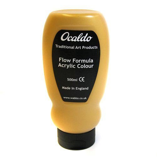 Ocaldo Free Flow Acrylic 500ml Metallic Gold