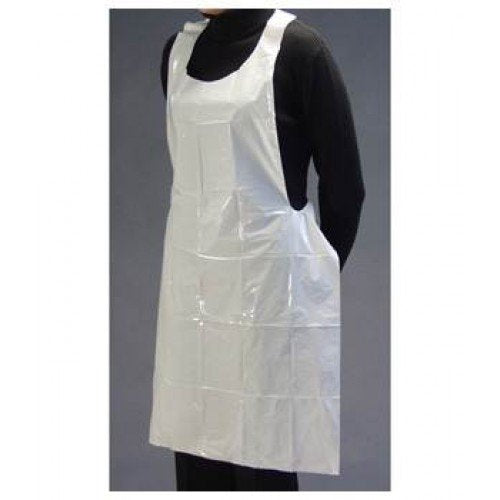 Pal Polythene Apron White 650 x 1070mm 100 Pack