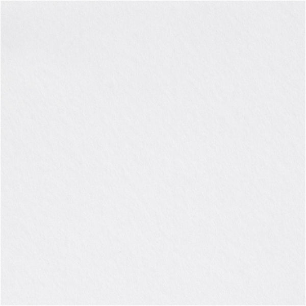 Craft Felt Roll - White 1 Metre 180-200 g/m2