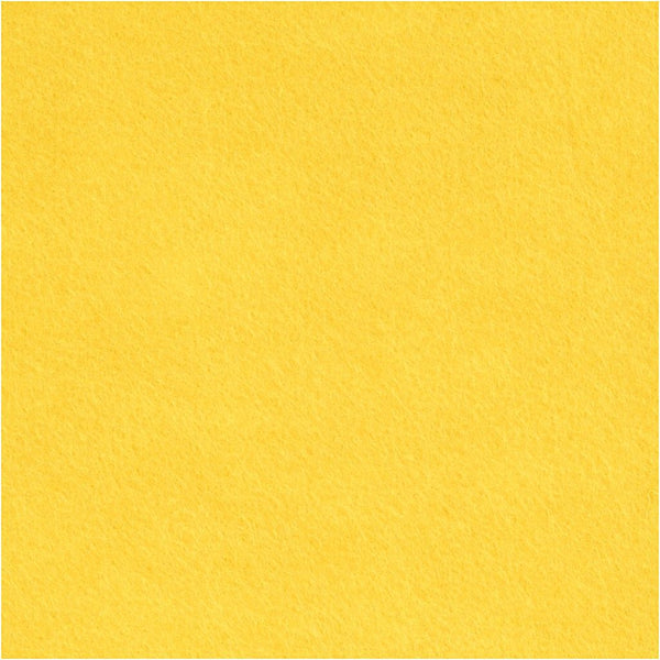Craft Felt Roll - Yellow 1 Metre 180-200 g/m2
