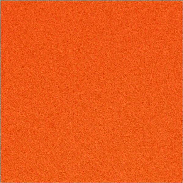 Craft Felt Roll - Orange 1 Metre 180-200 g/m2