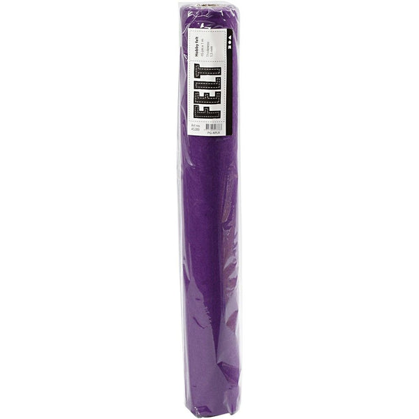 Craft Felt Roll - Purple 1 Metre 180-200 g/m2