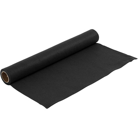 Craft Felt Roll - Black 1 Metre 180-200 g/m2