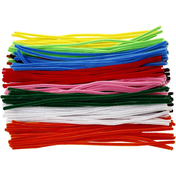 Pipe Cleaners - Assorted Colours - 30 cm Pack of 200