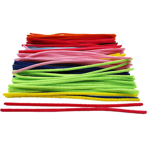 Pipe Cleaners - Assorted Colours - 30 cm Pack of 200