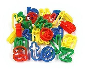 Alphabet Dough Cutters a-z Lower Case - Set of 26