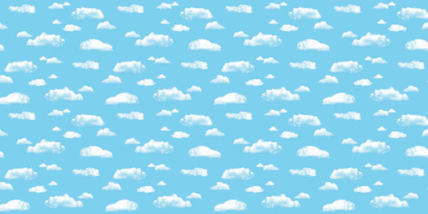 Fadeless Paper Roll Clouds 121.9cm x 3.6m