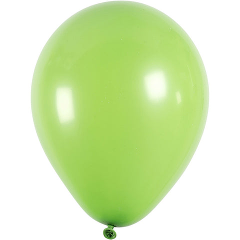 Balloons - Round Green 23cm Pack of 10