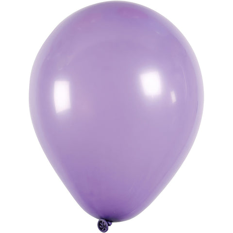 Balloons - Round Purple 23cm Pack of 10
