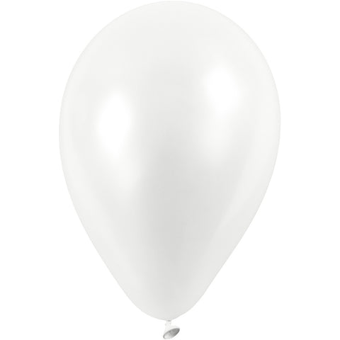 Balloons - Round White 23cm Pack of 10