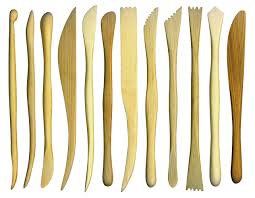 Wooden Modelling Tools Set of 10