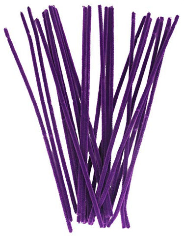 Pipe Cleaners - Purple - 30cm Pack of 50
