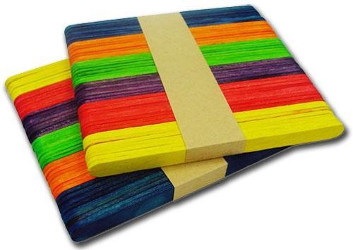 Lollipop Sticks Coloured - 1000 Pack