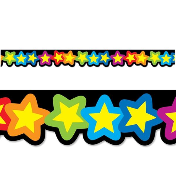 Rainbow of Stars Border