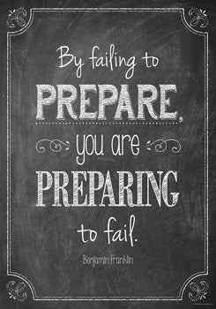 By failing to prepare… Inspire U Poster