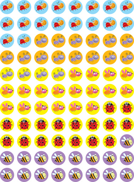 Bugs - Hot Spots Stickers - 880 Pack