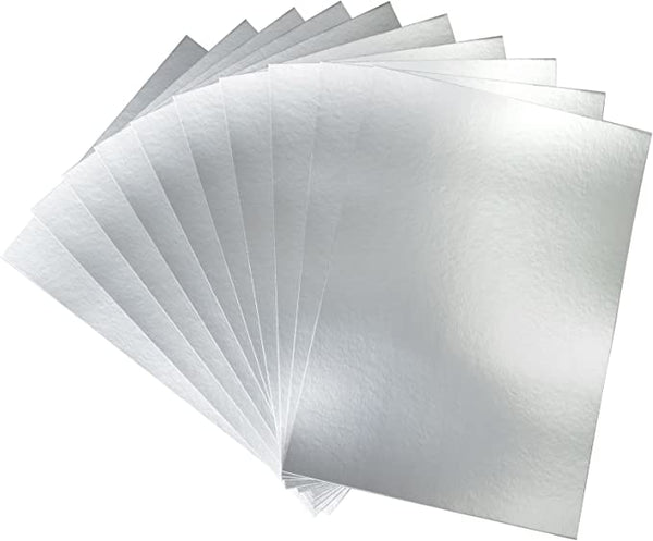 A4 Activity Heavy Card 15 Sheets 220gm - Silver
