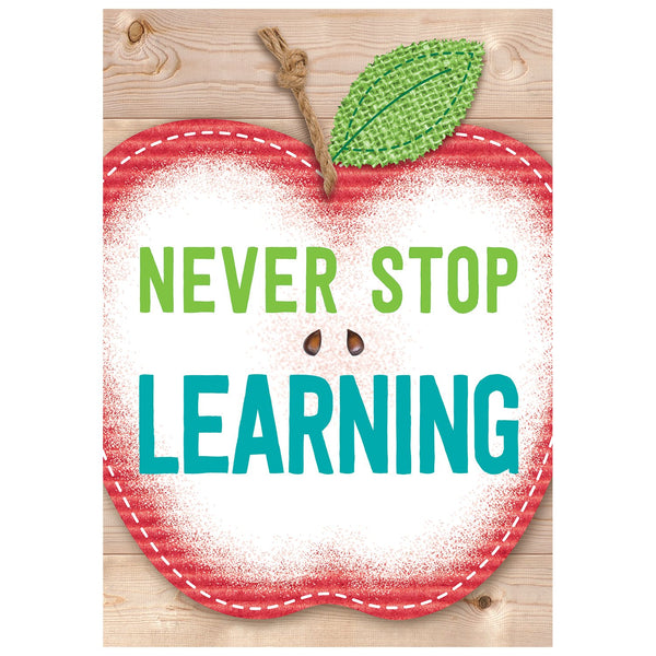 Never Stop Learning. Inspire U Poster