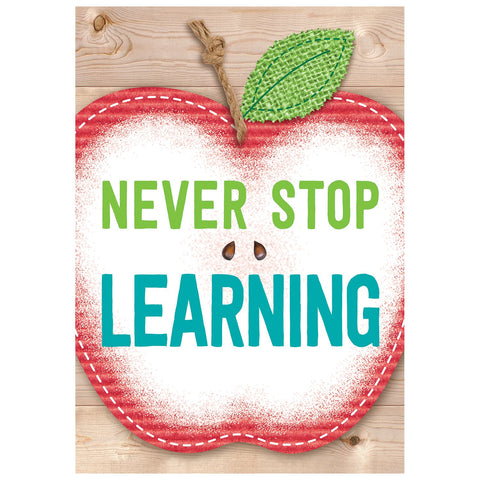 Never Stop Learning. Inspire U Poster