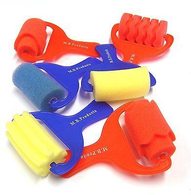 Assorted Foam Rollers 7cm - Pack of 6