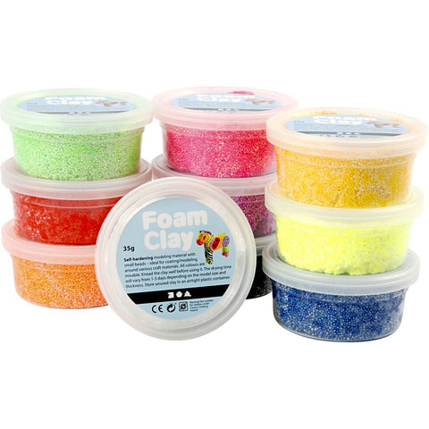 Foam Clay® Basic Assorted Colours 10 x 35g