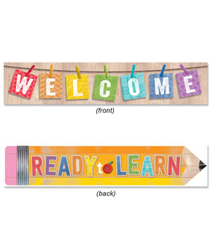 Upcycle Style Banner (2-sided) - 39" x 8"