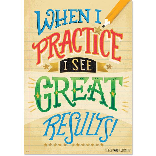 When I practice… Inspire U Poster