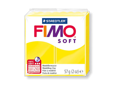 Fimo Soft Polymer Clay -  Lemon 56g