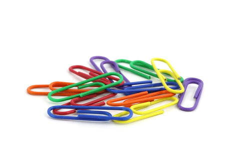 Paper Clips - Large Assorted Colour - Tub