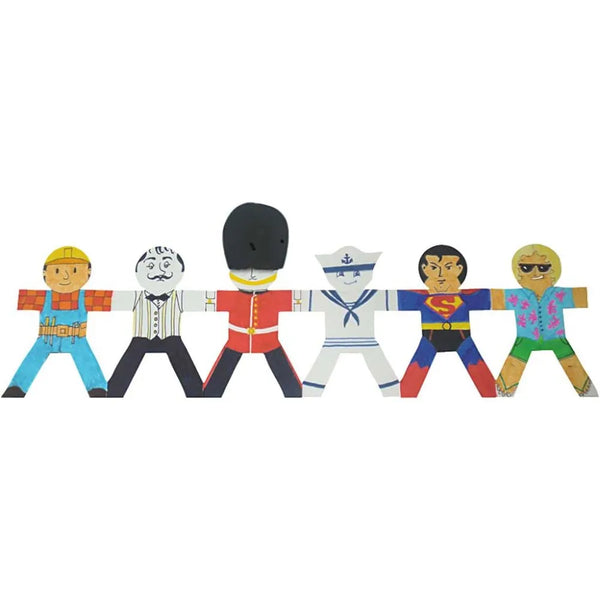 Boy Fold Ups Die Cut Card Shapes - Pack 16