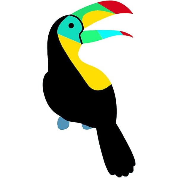 Jungle Animals Die Cut Card Shapes  Assorted Designs - Pack 16