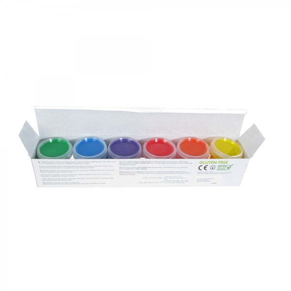 Creall® Washable - Fingerpaint 50ml - Assorted Colours Set of 6