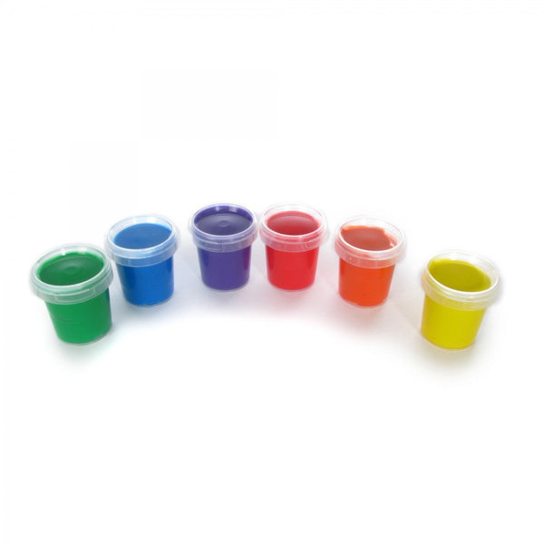 Creall® Washable - Fingerpaint 50ml - Assorted Colours Set of 6