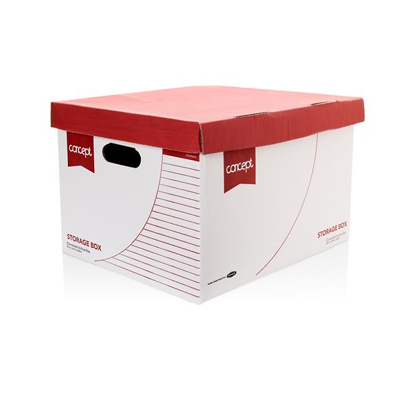 Concept Archive Storage Box Size 38.7 x 32.7 x 25cm Pack of 10
