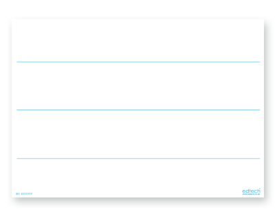 A4 Lined Write 'N' Wipe Whiteboard