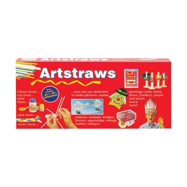 Artstraws Starter Pack Assorted Colours & White - Long 4mm & 6mm (Diameter)