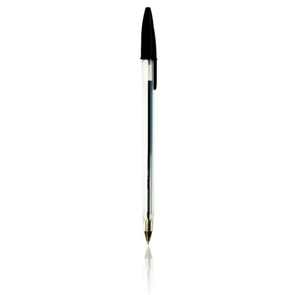 BIC Cristal Original Ballpoint Pen Medium 0.4 mm Black Pack of 50